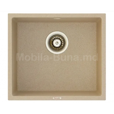 Кухонная гранитная мойка Quadro 45x40 Beige Fabiano